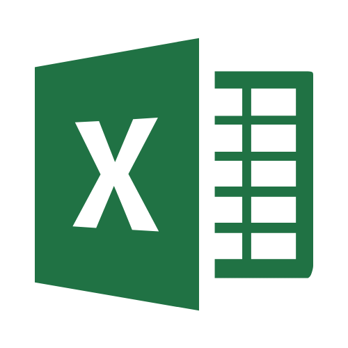 Excel Green Logo Microsoft. Green book with white x in centre 